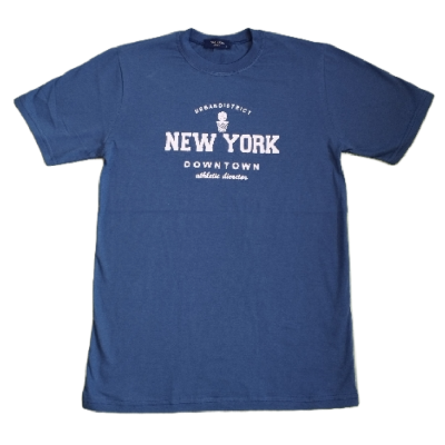 تیشرت مردانه طرح نیویورک (new york) آبی